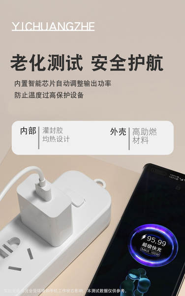 Super Carregador de Carregador de Celular Rápido para 9V2A Apple Huawei Type-C3C Kit