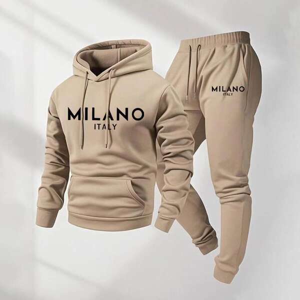 Camiseta de corrida de inverno e calça de corrida de inverno para homens 2 peças
