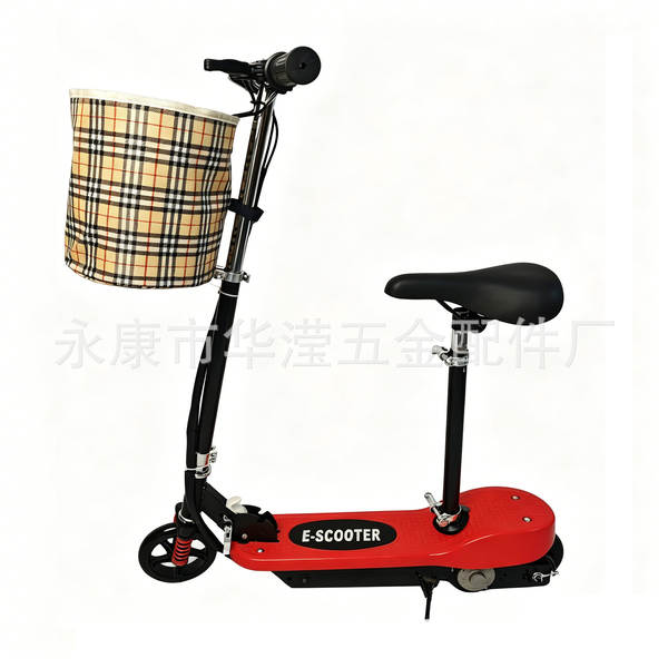 Transfronteiriço portátil dobrável scooter elétrico de duas rodas adulto cadeira de criança scooter elétrico