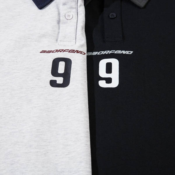 Vestido masculino de verão de 2025 novo estilo americano de t-shirt de polo esportivo em linha com mangas curtas de casal