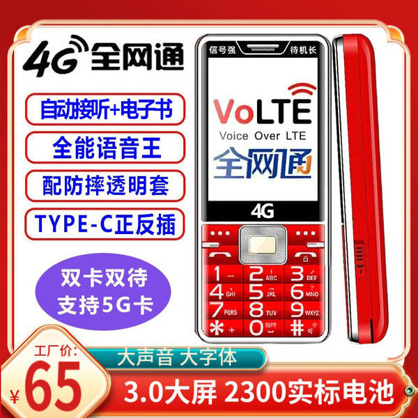 Telefone Celular para Idosos 4G