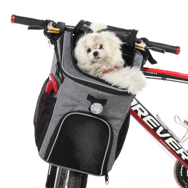 Transfronteiriço desmontável dobrável mochila de bicicleta para cães para cães para andar para fora pode ser desmontado mochila para cães para cães