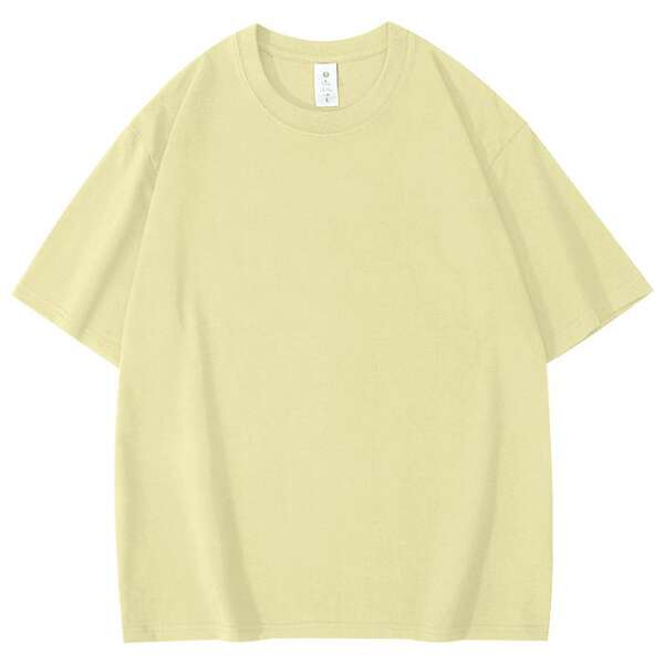 T-shirt de algodão curto personalizado padrão de logotipo de roupa de trabalho de casaco de algodão 220 gramas transfronteiriço comércio exterior atacado
