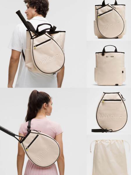 Lulu lança nova mochila de tênis Lulu Racket Bag 19L