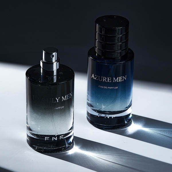 Série de perfume masculino azul azul marinho de madeira fresco fresco e duradouro perfume durável Odysseus