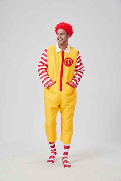 Traje de Palhaço Mac Donald para Homem
