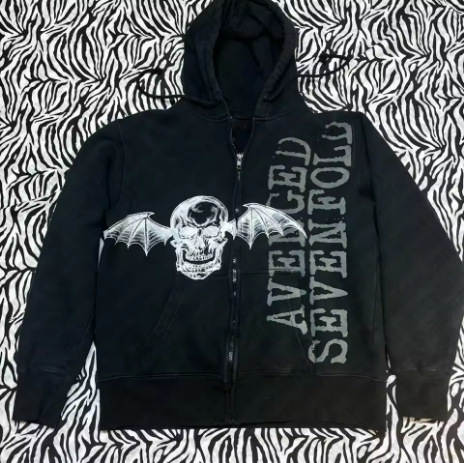 Moletom estampado estilo Y2K