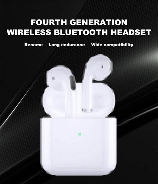 Pro4 TWS Wireless Headphone Pro5 Music Rename Earbuds5.0