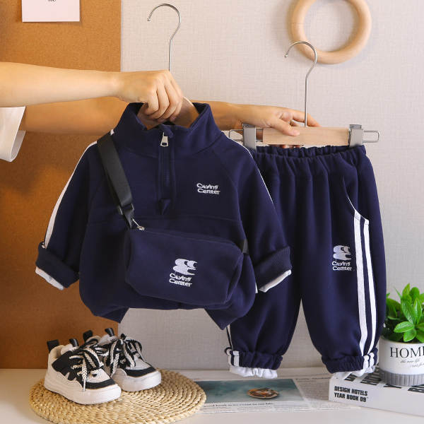 Vestido de guarda-roupa para meninos com mangas compridas 2025 Outono Novo Vestido de guarda-roupa para meninos de 1 a 5 anos