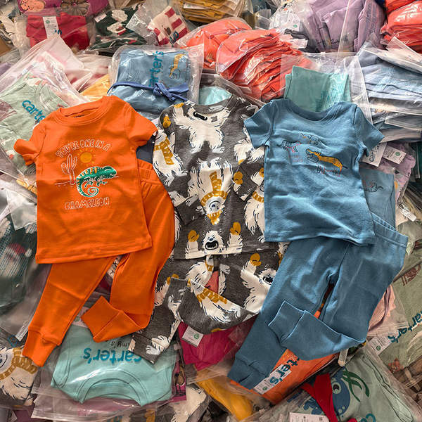 Car*ters nova roupa de casa para crianças 2 peças de roupa de cama para bebês de algodão puro