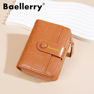 baellerry carteira masculina de longa duração multifuncional saco de mão da cadeia de puxão europeia americanos carteiras masculinas fabricante atacado