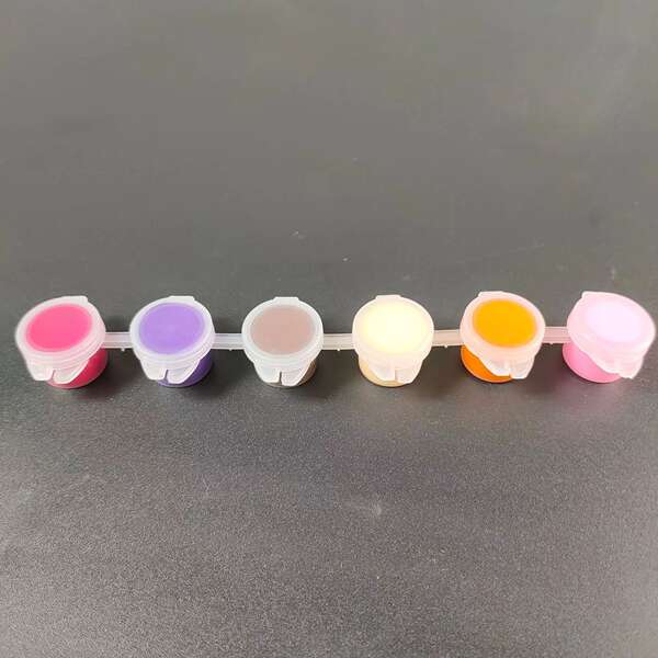 Pintura de acrílico 3 ml de 12 cores de coloração de coloração de bonecos de coloração para crianças pinturas de pintura artística fabricantes de lote