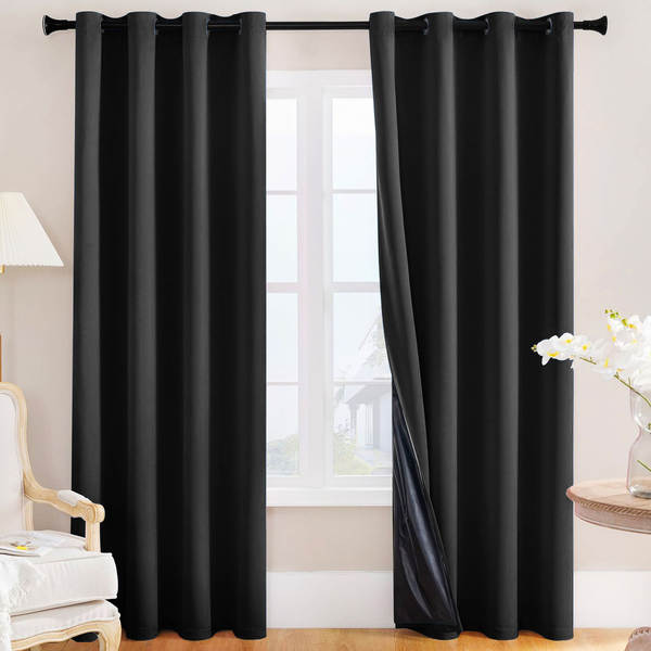 Cortinas de comércio exterior transfronteiriças de tela de tecido da Ásia do Sul totalmente cobertas Amazon temu explosão impermeável cortinas de isolamento puro acabado