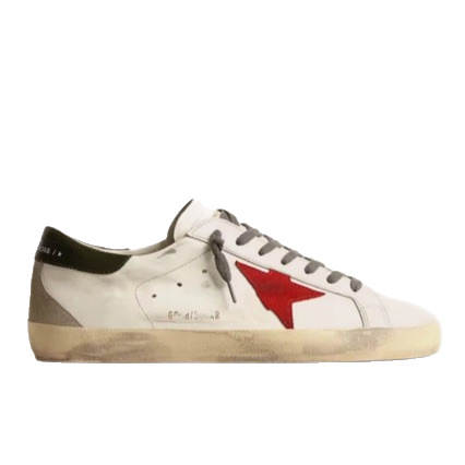 Sapato casual branco de couro