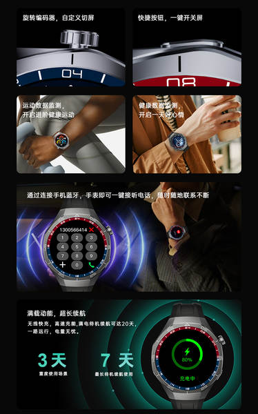 Novo relógio inteligente GT5PRO chinês mais potente do norte do Bluetooth para pagar a taxa cardíaca NFC para homens idosos relógio elétrico