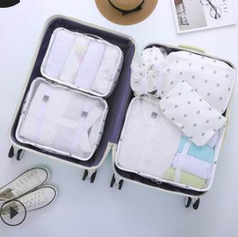 Kit de Organização de Viagem 6 Peças