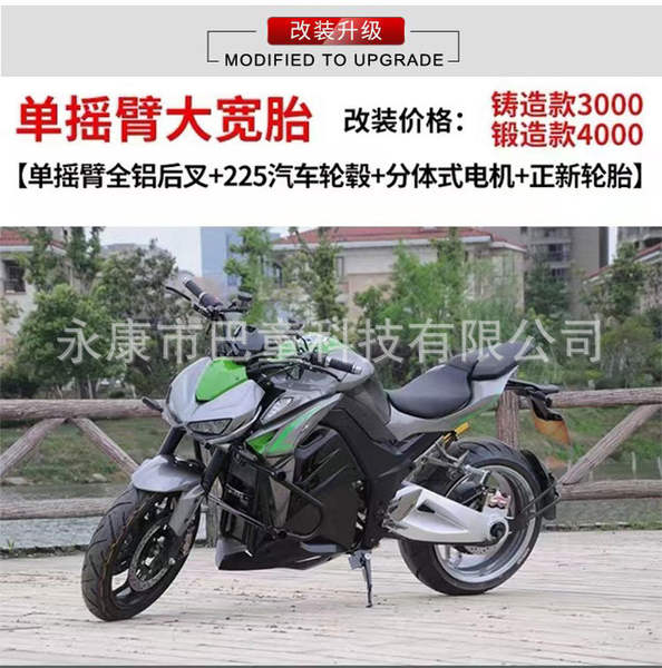 Z1000 Motorcycle elétrico de alta velocidade