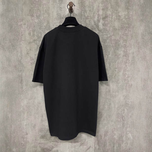 Transfronteiriço Alta Versão MIU Muji Novo Logo Clássico Pequeno T-Shirt Corda Redonda Para Homens e Mulheres