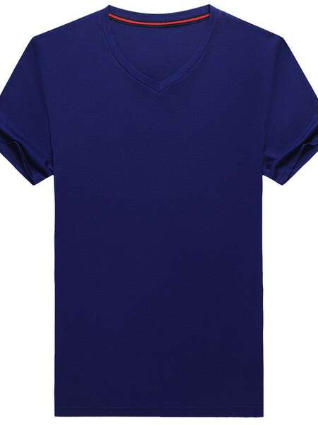 Camiseta masculina curta V