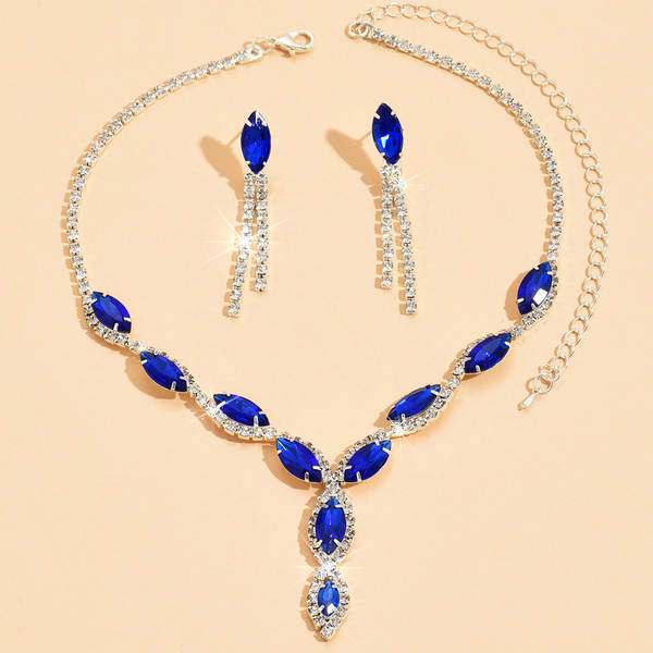 Preço especial!Joias europeias e norte-americanas de moda de alta qualidade de alta qualidade de joias de cristal