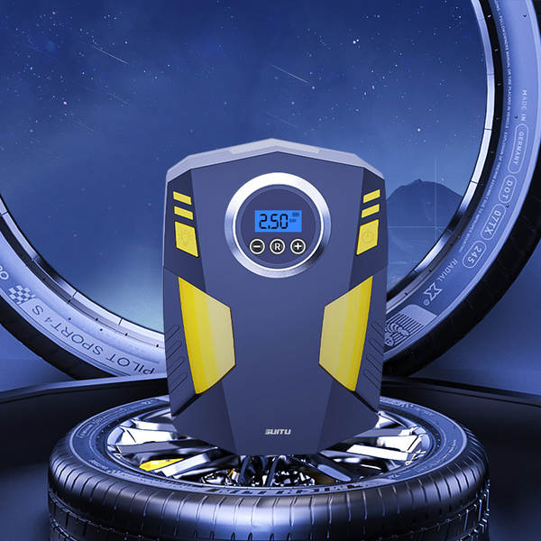 Pompa de ar para carros Pequenos pneus de automóveis Pompa de ar elétrica para carros portáteis de mão inteligente bomba de ar digital