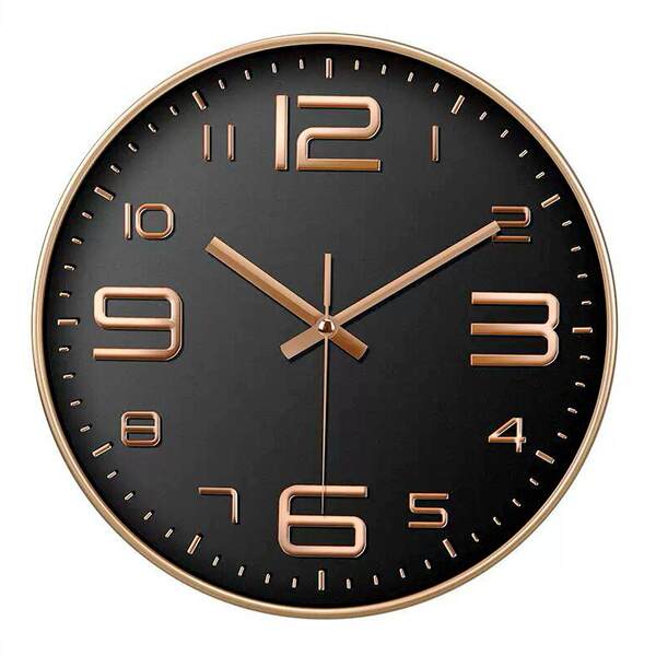 12 polegadas 30cm silencioso pendurado relógio relógio horário Amazon cross-border pendurado wall clock atacado