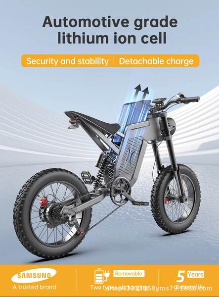 Bicicleta elétrica 2000W48V35AH bateria off-road bicicletas de montanha elétricas 20 polegadas off-road pneus