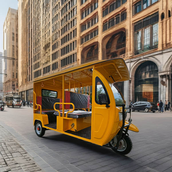 Transporte de passageiros de comércio exterior transfronteiriço elétrico de três rodas de carga adulto 2000w72V52Ah 25km/h ácido de chumbo