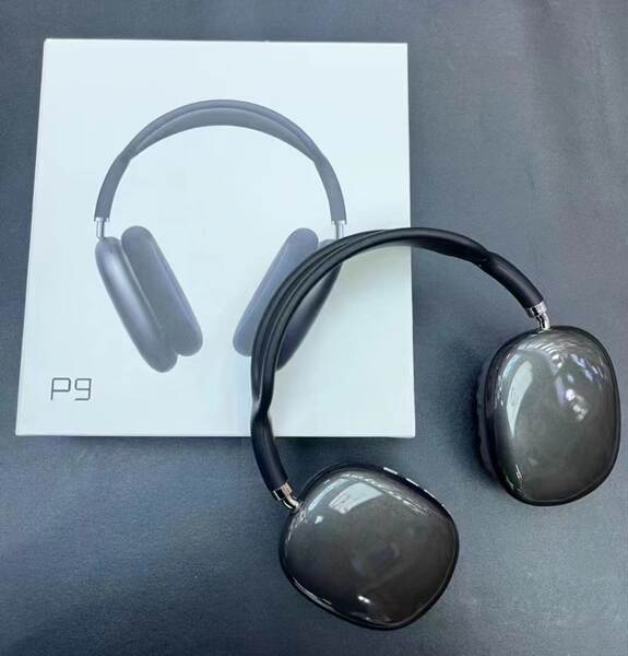 Transfronteiras 2025 novo head-to-head Bluetooth Headset P9 pro max jogo para fones de ouvido Apple Headset Heavy Low