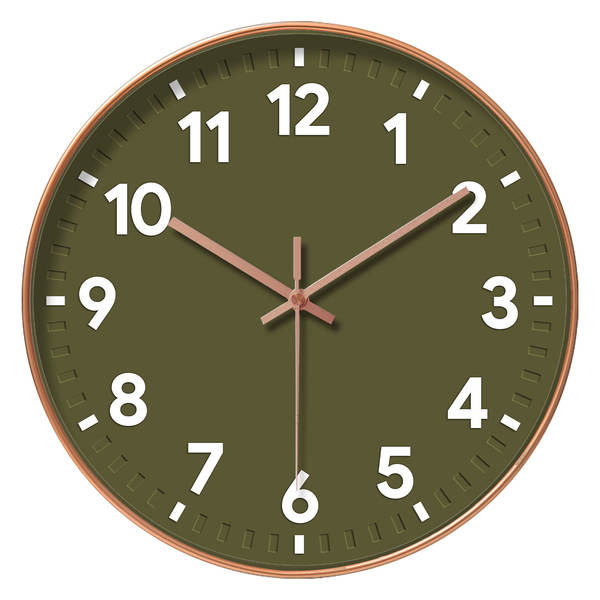 Relógio circular de 12 polegadas simples pendurar relógio sala de estar sensível avançado casa dormitório relógio pendurar decoração de parede relógio atacado
