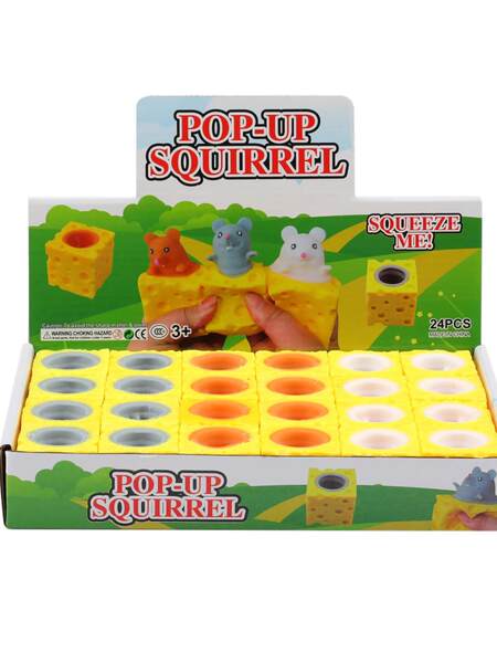 Rato de Queijo Anti Estresse