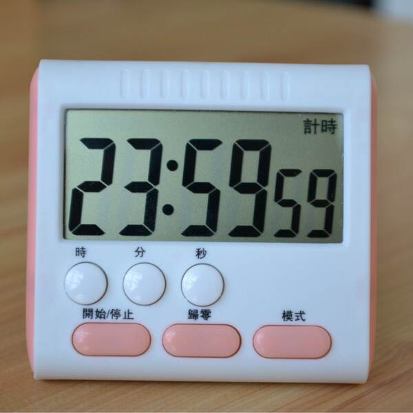 Novo relógio multifuncional silencioso Gestor de tempo do aluno Relógio de alarme do relógio do quarto da cozinha