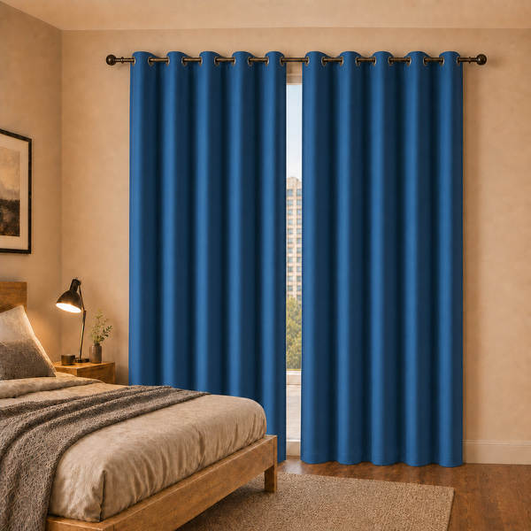 Cortinas de alta iluminação perforadas de isolamento solar do quarto para uso doméstico cortinas simples transfronteiriças grossistas