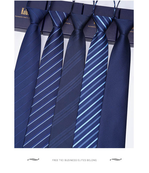 Azul Negócios Vestido de cor cinza profunda Azul Fácil de ser preguiçoso Cadeia de casamento do noivo