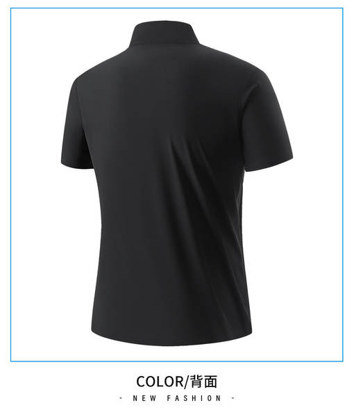 Homem de alta qualidade Primavera Outono Longas Mãos POLO T-Shirt Comércio Férias T-Shirt Esporte Homem