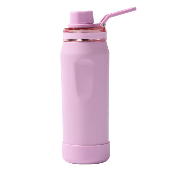 Novo 304 de aço inoxidável aquecedor de xícara de vidro com xícara de silício de cana espacial exterior portátil de esportes