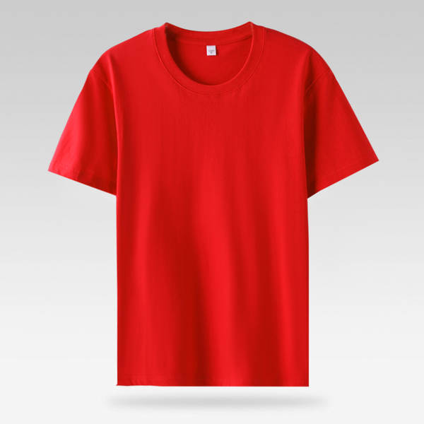 Vestido de algodão puro T-shirt homem impressão de mangas curtas Vestido de negócios de verão de anúncio de cultura T-shirt impressão de logotipo