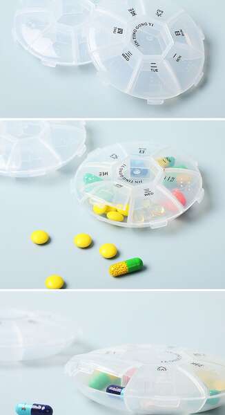 Caixa de Medicamentos Portátil 7 Dias