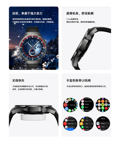 Novo relógio inteligente GT5PRO chinês mais potente do norte do Bluetooth para pagar a taxa cardíaca NFC para homens idosos relógio elétrico