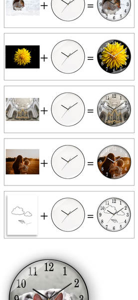 Relógio personalizado fabricante de relógios de plástico grossista relógio personalizado DIY ODM OEM CLOCK relógio transfronteiriço