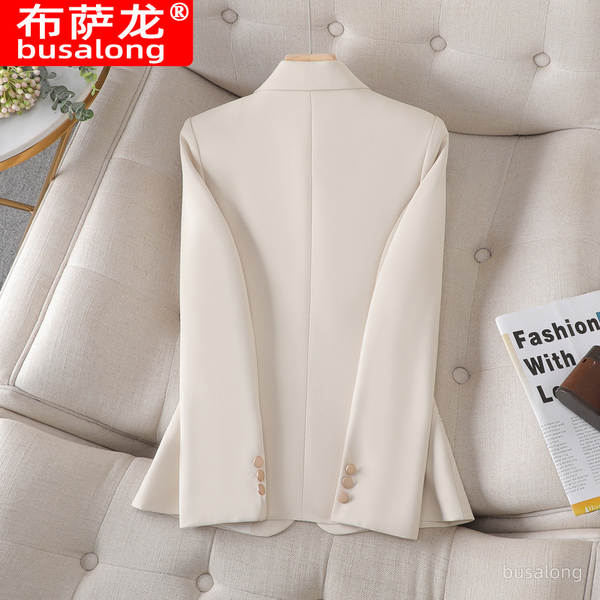 Nova camisa de roupa de trabalho da Busalong para mulheres com mangas compridas 8305