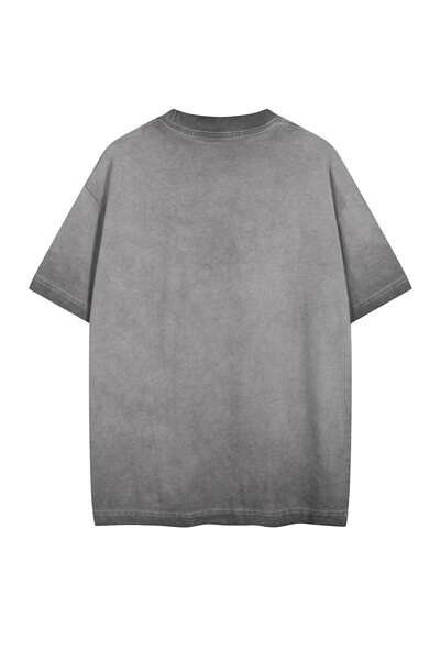 Camiseta curta de verão com estampa de letra