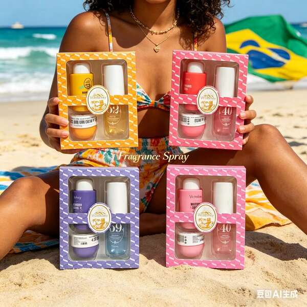 Rio de Janeiro/Verão Banho de Leite do Corpo Espumante de Perfume Permanente Permanente Suíte de Perfume Brasileiro