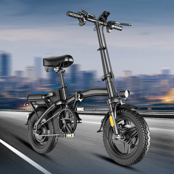 Bicicletas elétricas de venda quente transfronteiriça portáteis dobráveis de longa duração de duas rodas elétricas
