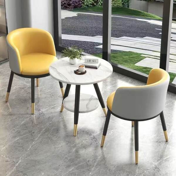 Balcão Cadeiras de mesa de lazer Red Red Red simples barato moda cadeira de vento nórdica cadeira de mesa moderna combinação kit transfronteiriço