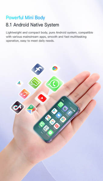 Transfronteiriço Android XS15 smartphone mini-telefone 3G rede Google Store Wifi BT Quad-core 3.0 ecrã SOYE