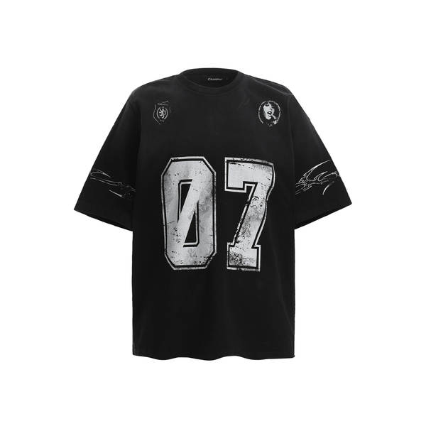 Camiseta masculina estampada curta
