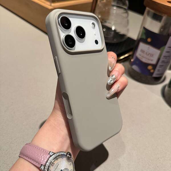 Aplicável ao iPhone 17 Pro Capa de silício líquido para celular Apple 17 Promax Capa de proteção de poros 17Air