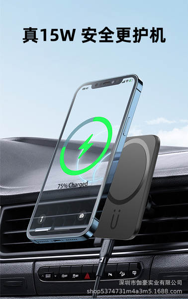 Suporte de Ventilação Carregador Magnético para Celular