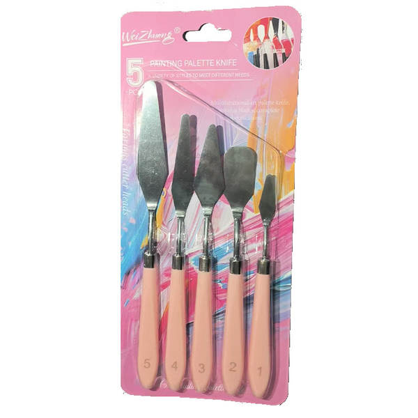Conjunto de Pincéis e Espátulas para Arte